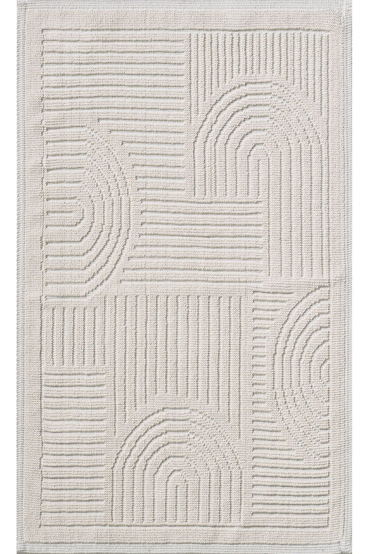 Doğal Pamuklu 2'li Banyo Paspas Seti 60x100 50x60 Cm
