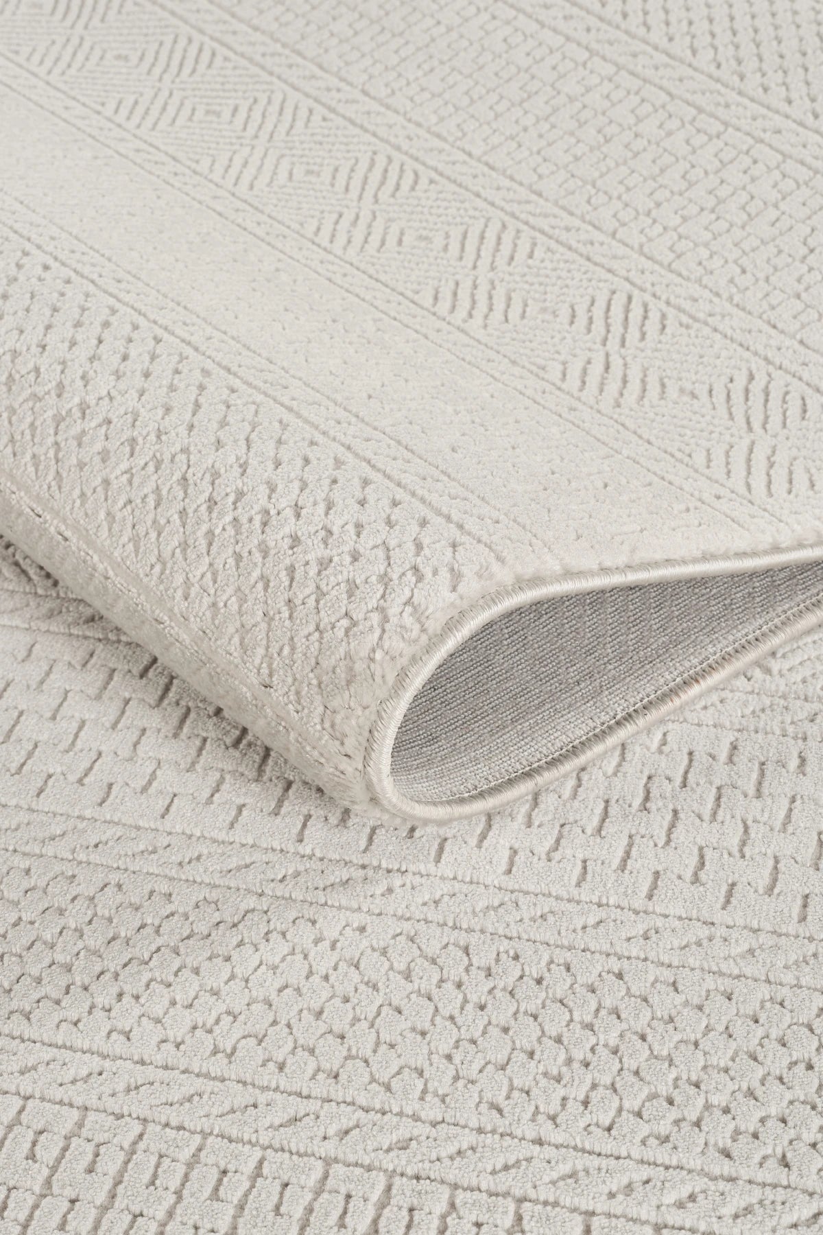 Jasmine Serisi Bambu Dokulu Modern Sık Dokuma Koridor Kesme Yolluk Dokuma Makine Halısı