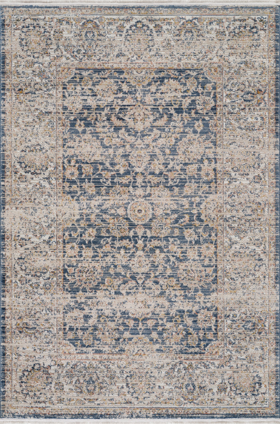 Verona Serisi Vintage Modern Eskitme Etnik Desenli Otantik Dokuma Salon Halısı