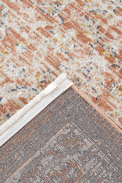 Verona Serisi Vintage Modern Eskitme Etnik Desenli Otantik Dokuma Salon Halısı