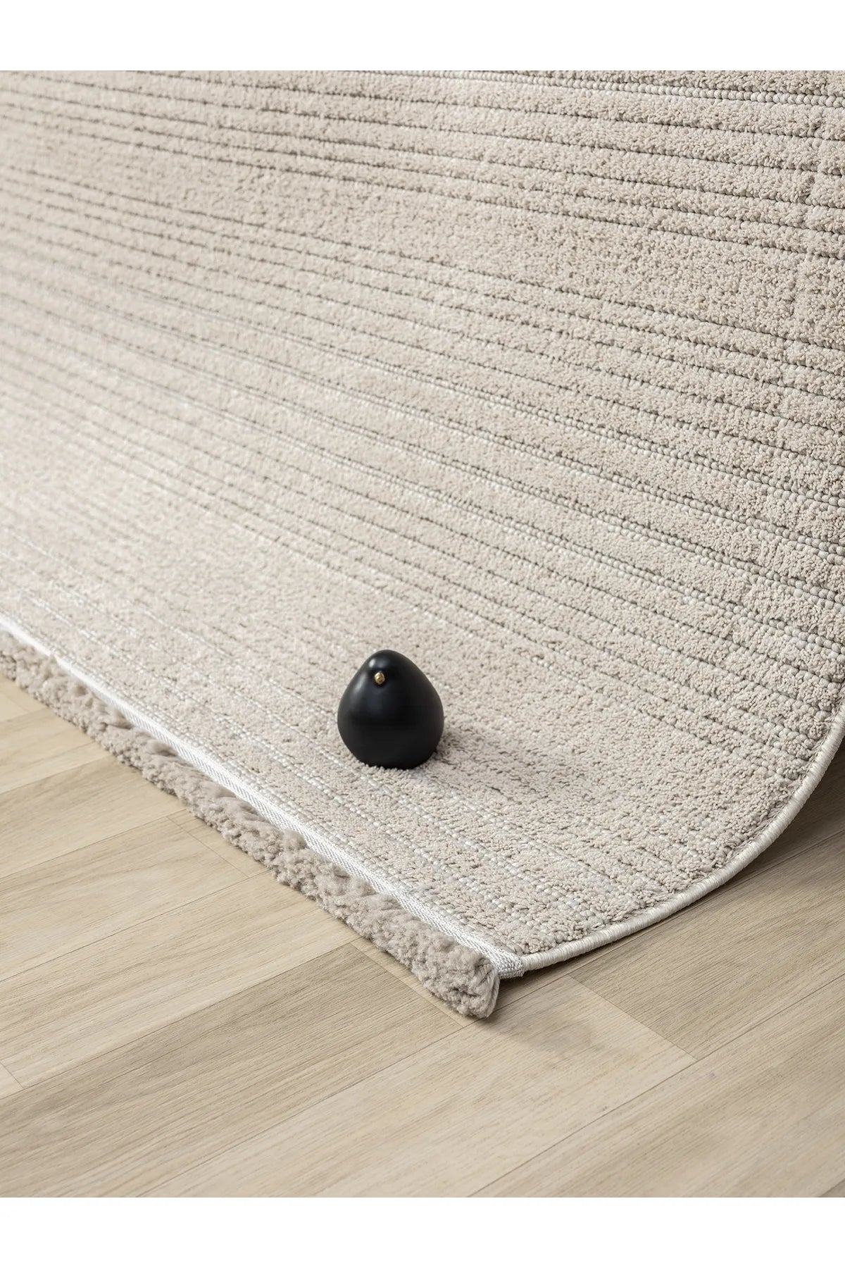 Step Serisi Naturel Bukleli Yumuşak Dokulu Iskandinav Dokuma Halı