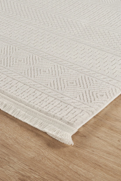 Jasmine Serisi  Bambu Dokulu Modern Sık Dokuma Koridor Kesme Yolluk Dokuma Makine Halısı