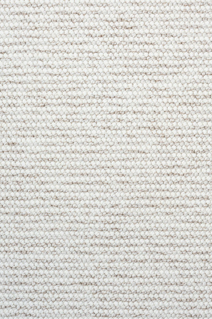 Naturel Bukleli Yumuşak Dokulu Beyaz Bej Iskandinav Dokuma Halı