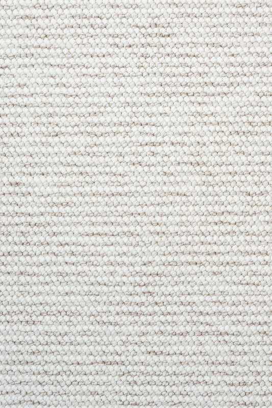 Naturel Bukleli Yumuşak Dokulu Beyaz Bej Iskandinav Dokuma Halı