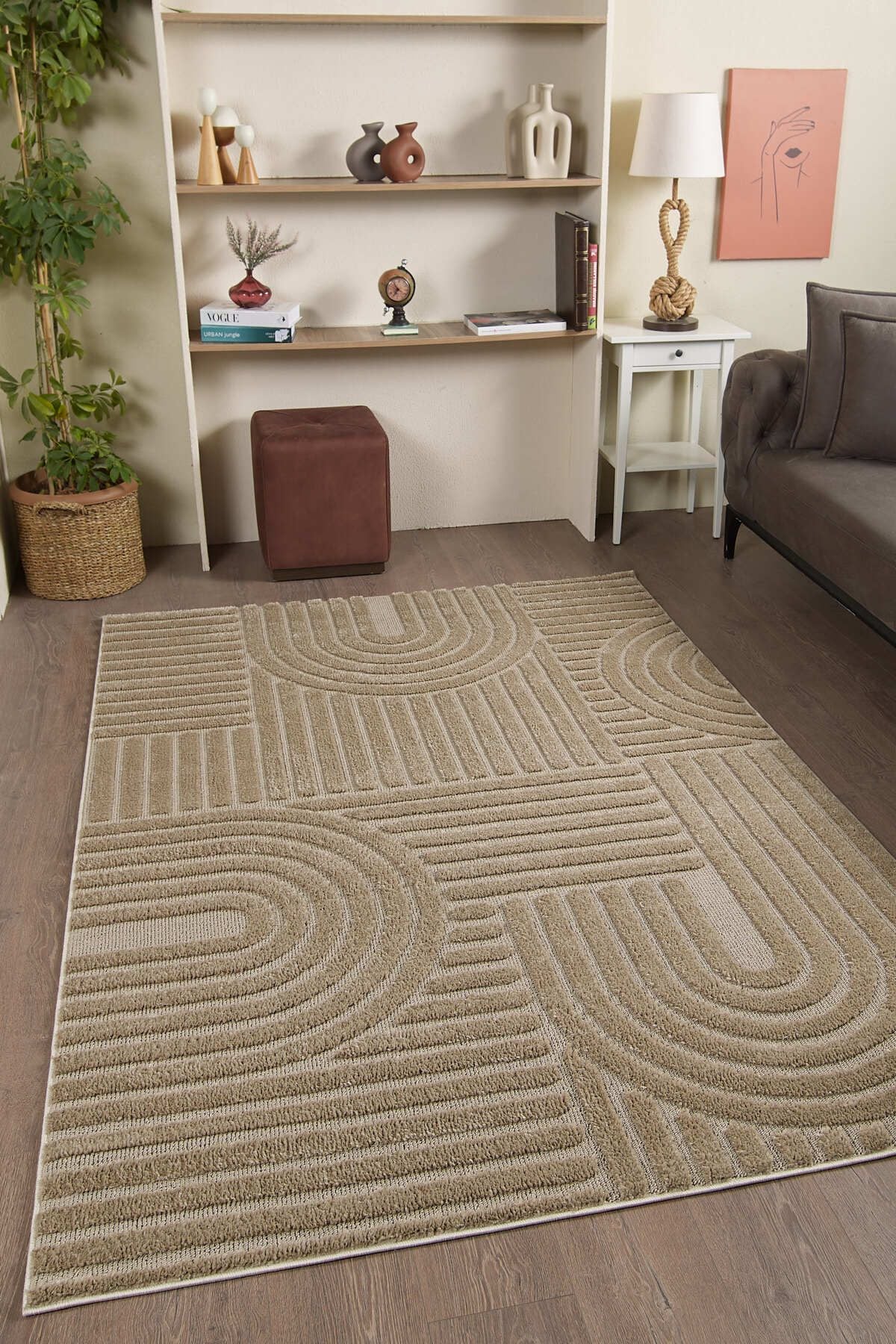 Elit Bukleli Multi Renkler Yumuşak Peluş Post Shaggy Çocuk Odası Oturma Odası Salon Halısı 0906A