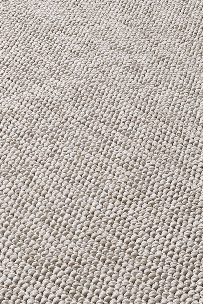Naturel Bukleli Yumuşak Dokulu Iskandinav Dokuma Halı