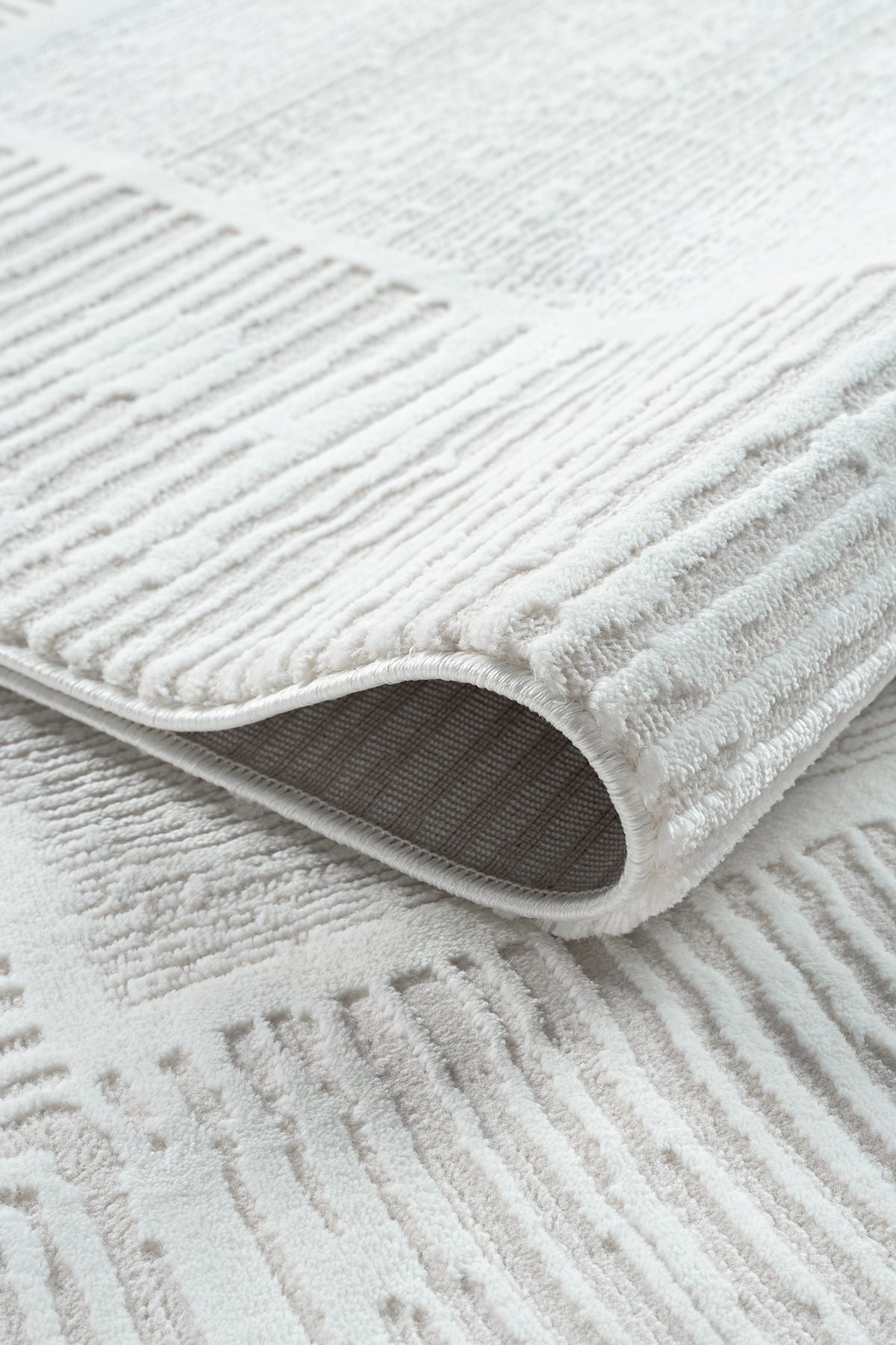 Zen Koleksiyonu - Bambu Tarz Modern Sık Dokuma Halı Salon Oturma Odası Halısı