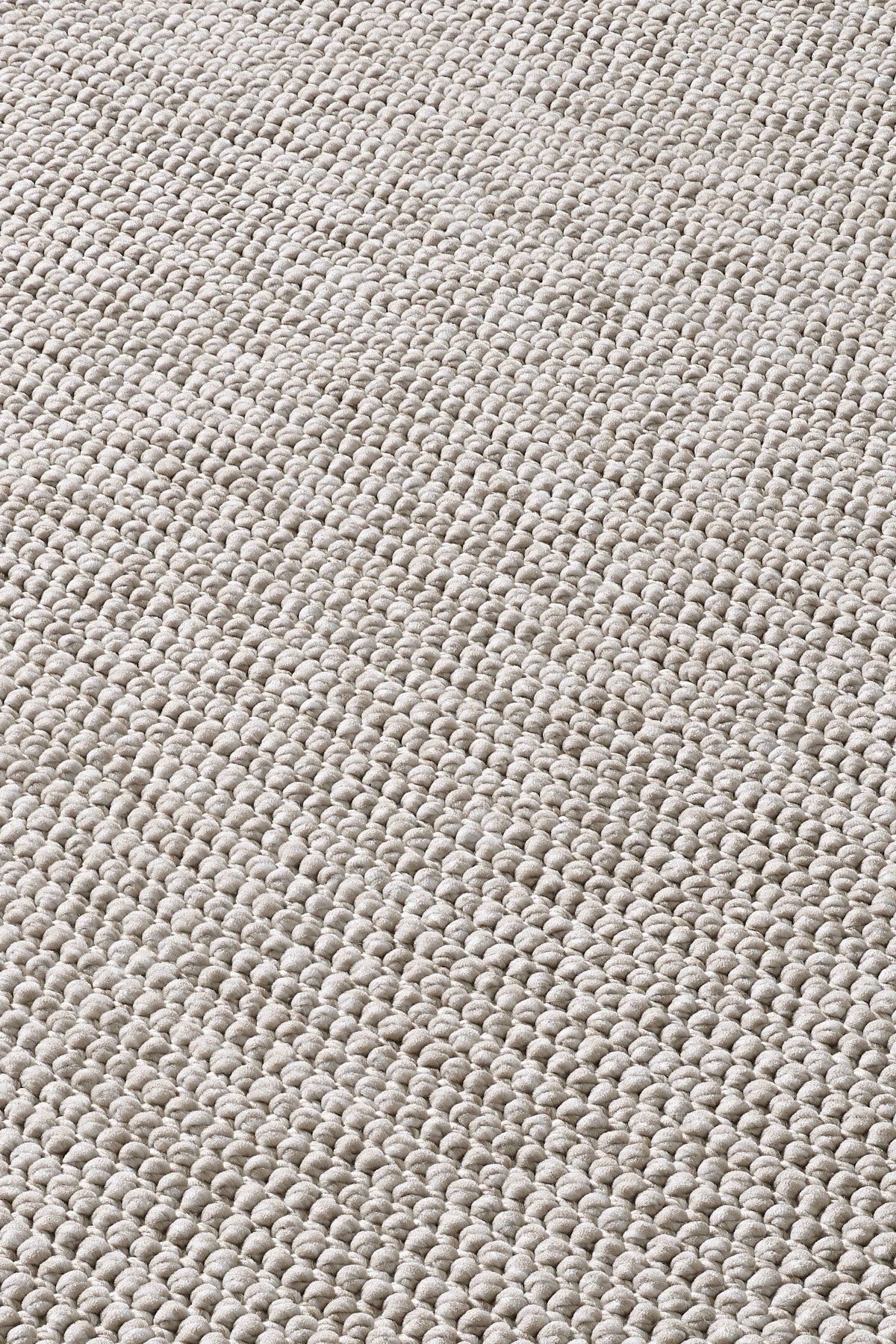 Naturel Bukleli Yumuşak Dokulu Iskandinav Dokuma Halı