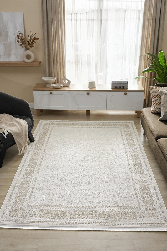Bambu dokulu Vintage modern dokuma salon oturma odası halısı