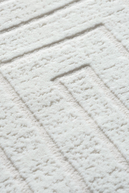 Zen Koleksiyonu Bambu Dokulu Modern Sık Dokuma Halı - Salon Oturma Odası Halısı