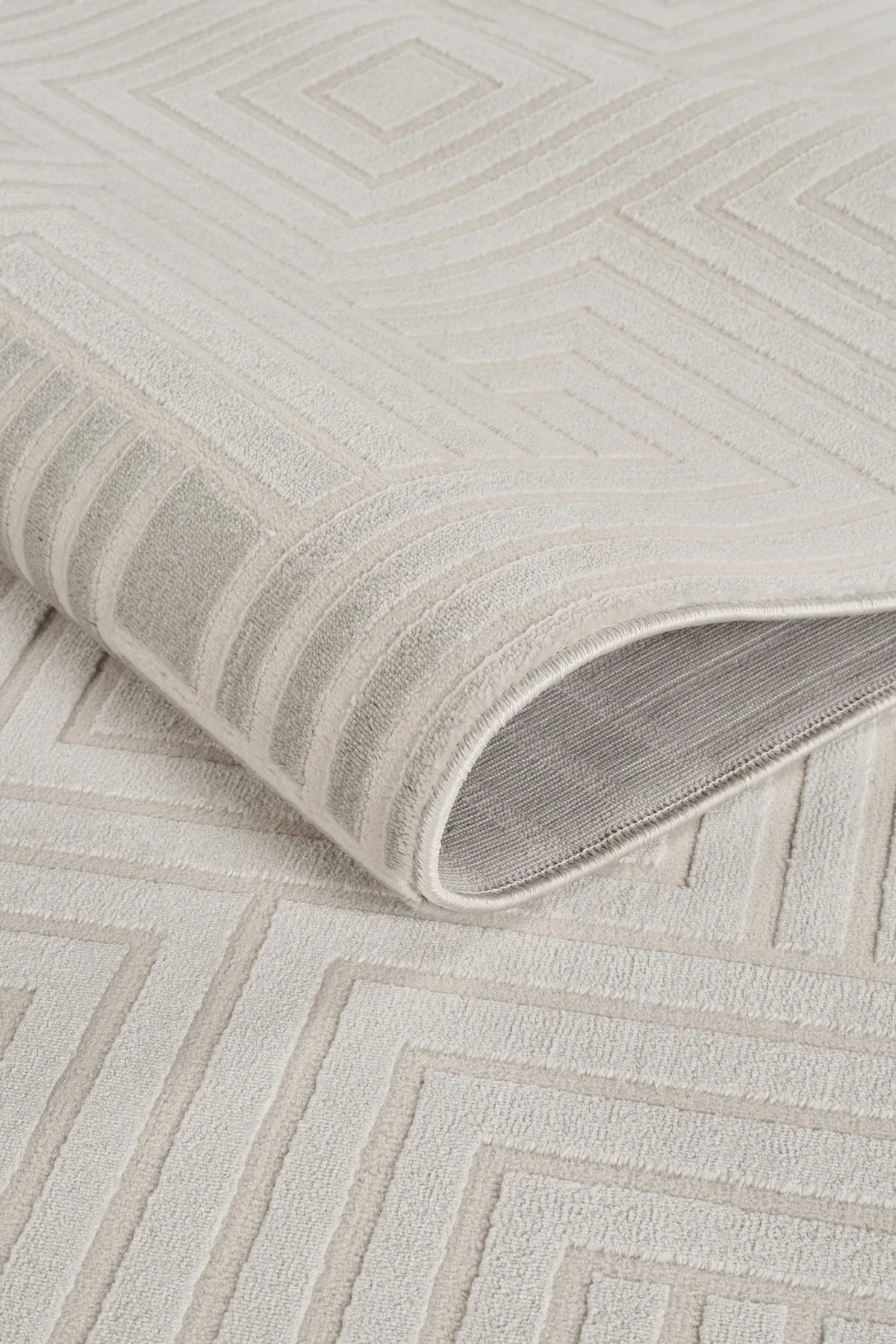 Jasmine Serisi  Bambu Dokulu Modern Sık Dokuma Koridor Kesme Yolluk Dokuma Makine Halısı