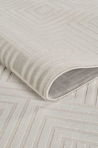 Jasmine Serisi  Bambu Dokulu Modern Sık Dokuma Koridor Kesme Yolluk Dokuma Makine Halısı