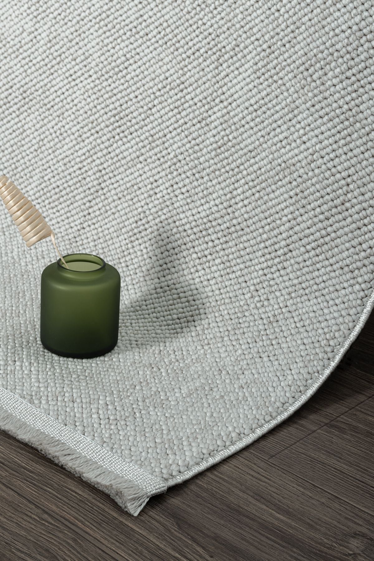Buklem Serisi Naturel Bukleli Dokuma Salon Halısı