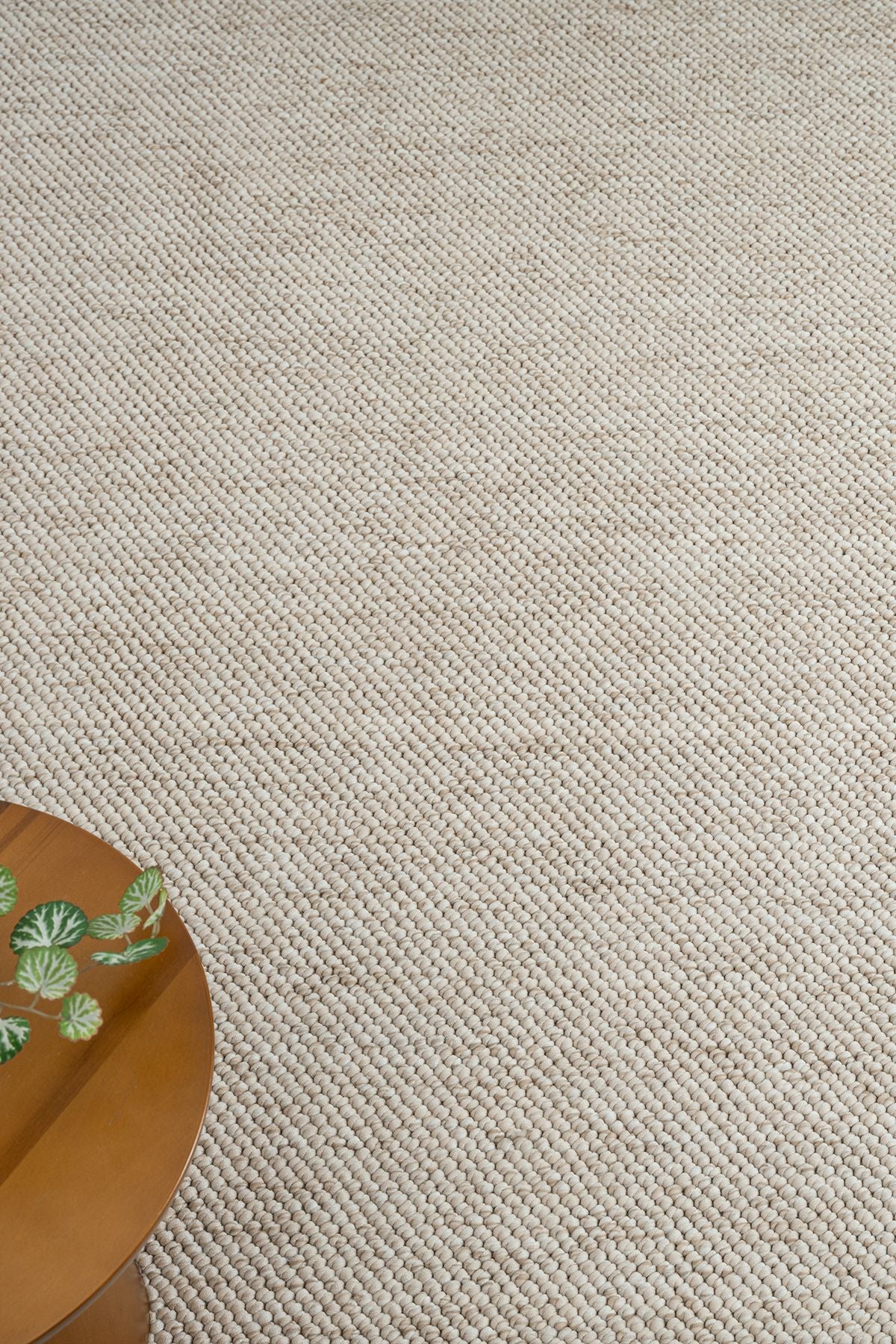 Buklem Serisi Naturel Bukleli Dokuma Salon Halısı