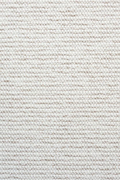 Naturel Bukleli Yumuşak Dokulu Beyaz Bej Iskandinav Koridor Kesme Yolluk Dokuma Halı