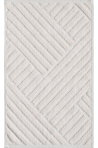 Doğal Pamuklu 2'li Banyo Paspas Seti 60x100 50x60 Cm