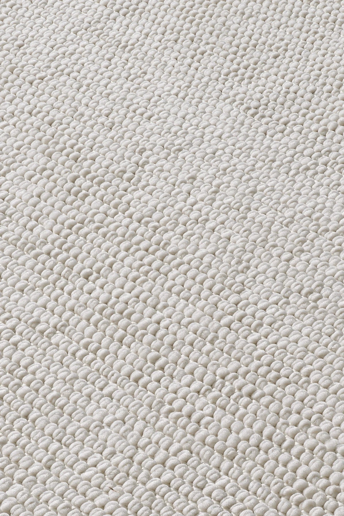 Naturel Bukleli Yumuşak Dokulu Iskandinav Dokuma Halı