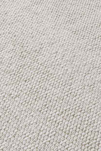 Naturel Bukleli Yumuşak Dokulu Iskandinav Dokuma Halı