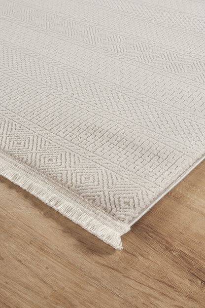 Jasmine Serisi  Bambu Dokulu Modern Sık Dokuma Koridor Kesme Yolluk Dokuma Makine Halısı