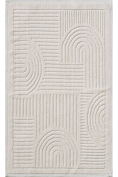 Doğal Pamuklu 2'li Banyo Paspas Seti 60x100 50x60 Cm