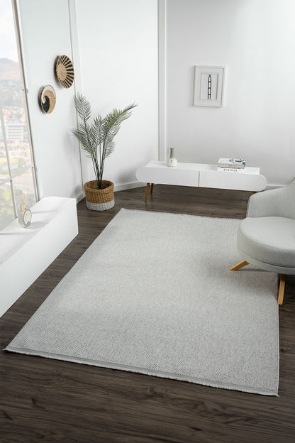 Buklem Serisi Naturel Bukleli Dokuma Salon Halısı